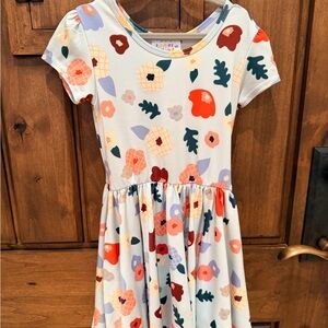 Dot Dot Smile Multicolor Floral Kids Dress